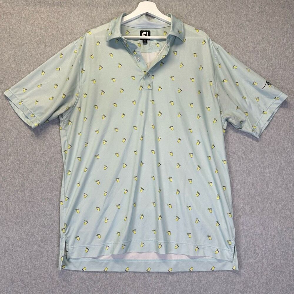 FootJoy Men’s Size Large Woodbridge Golf & Country Club Polo Shirt Short Sleeve